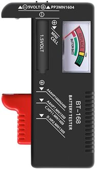BT168 Draagbare Universele Digitale Batterij Tester Volt Checker Voor Aa Aaa 9V PP3 1.5V Knop Meerdere Formaat Batterij tester Checker