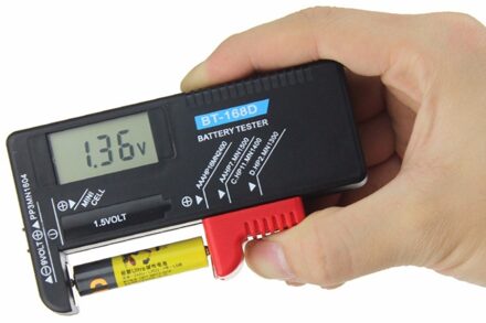 BT168D Digitale Batterij Capaciteit Tester Smart Elektronische Power Indicator Meten Voor 9V 1.5V Aa Aaa Cell C D batterij