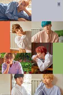 BTS: Group Collage 92 x 61 cm Poster