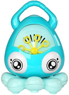 Bubble Machine Automatische Octopus Bubble Machine Kinderen Bubble Machine Zomer Kinderen Leuk Speelgoed Met Muziek Voor Kinderen # W lucht blauw
