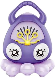 Bubble Machine Automatische Octopus Bubble Machine Kinderen Bubble Machine Zomer Kinderen Leuk Speelgoed Met Muziek Voor Kinderen # W paars