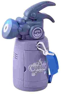 Bubble Machine Speelgoed Brandblusser Elektrische Kids Fun Outdoor Zomer Speelgoed 100Ml Kinderen Zeep Bubble Blower Machine Speelgoed grijs