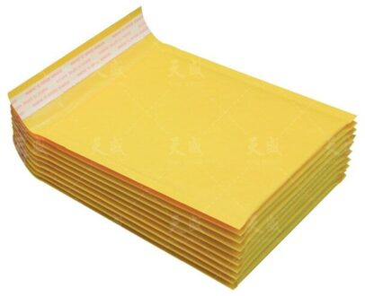 # Bubble Mailers Geel Kraftpapier Bubble Mailer Zelf Seal Padded Enveloppen Bags Voor Boek Tijdschrift Bekleed Mailer Zelf seal 15*18Cm