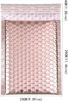 Bubble Mailers Gevoerde Enveloppen Gevoerd Poly Mailer Self Seal Aluminizer 10Pcs Envelop Waterdichte Bubble Express Mailers