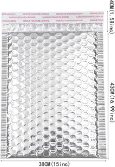 Bubble Mailers Gevoerde Enveloppen Gevoerd Poly Mailer Self Seal Aluminizer 10Pcs Envelop Waterdichte Bubble Express Mailers