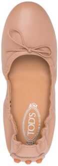Bubble Nude Leren Ballerina Beige - EU 37