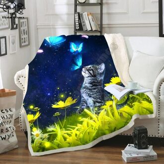 Bubble Schedel Vlinder Dier Fleece Deken 3D Volledige Gedrukt Wearable Deken Volwassenen/Kinderen Fleece Deken Shippng Stijl-2 2 / Kid 130(H)150(W)