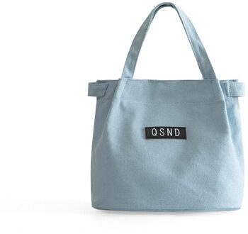 Bubm Multifunctionele Lunch Tas Boodschappentas, Container School Voedsel Opslag Zakken, thermische Voedsel Picknick Lunch Tassen Voor Vrouwen Kids blauw