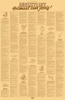 Bucketlistposter voor jezelf -  Stratier (ISBN: 9789463837194)