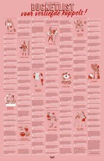 Bucketlistposter voor koppels -  Stratier (ISBN: 9789463837200)