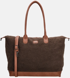 Buckingham shopper teddy L donkerbruin