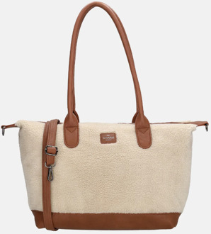 Buckingham shopper teddy M beige Ecru