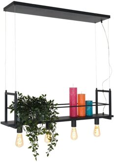 Buckley - kookeiland hanglamp - zwart