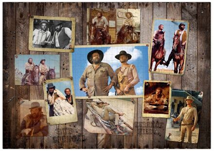 Bud Spencer & Terence Hill Jigsaw Puzzle Western Photo Wall (1000 pieces)