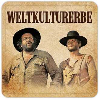 Bud Spencer & Terence Hill Tin coasters Weltkulturerbe 10 x 10 cm