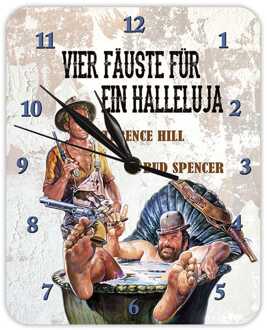 Bud Spencer & Terence Hill Wall Clock Vier Fäuste für ein Halleluja