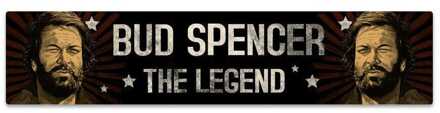 Bud Spencer Tin Sign with Magnet The Legend 16 x 3,5 cm