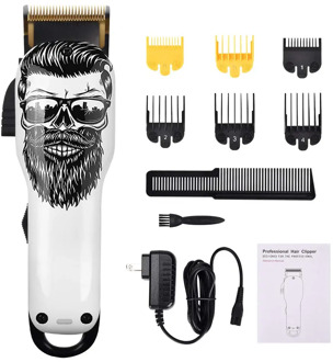 Buddha close-cutting Digital Hair Trimmer Rechargeable Hair Clipper barbershop Cordless 0mm t-blade baldheaded outliner men