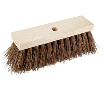 Buemag Bezem kop - Piassava - extra sterk - FSC hout - bruin - 30 cm - Bezem