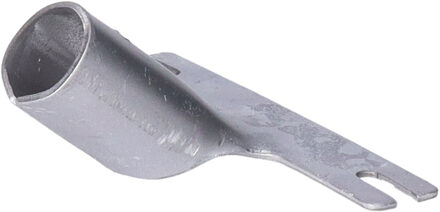 Buemag Metalen stokhouder - tot 24 mm - met 3 schroeven - Bezem Zilverkleurig