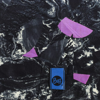 Buff Bedrukte oneindige hals 114300 unisex - maat Zwart