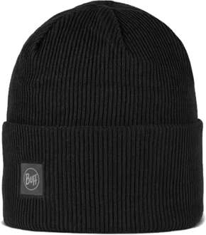 Buff Crossknit Muts Unisex-zwart - nosize