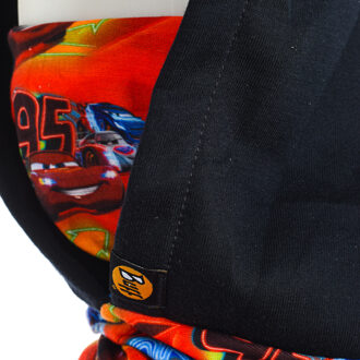 Buff Fleece capuchon met buis 111800 unisex Zwart