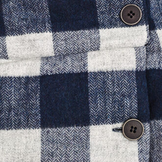 Buff Fleece gevoerde button down kraag 101000 unisex Blauw - One Size