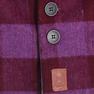 Buff Fleece gevoerde Button Down Kraag 97600 Unisex Fuchsia - One Size