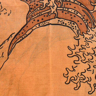 Buff Gezichts- en nekbandana van lichtgewicht stof 111100 unisex Bruin