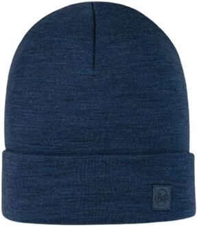 Buff Heavyweight Merino Wool Beanie Blauw - One size