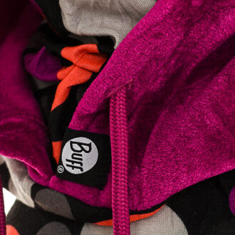 Buff Kap- en nekwarmer met fleecevoering 58300 dames Paars