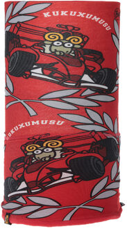 Buff Kukuxumusu 39100 multifunctionele kinderbroek van microvezel en fleece polartec Rood