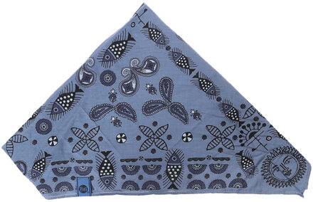 Buff Lichtgewicht en compacte naadloze bandana 28800 Unisex Blauw - One Size