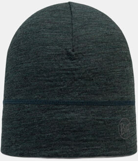 Buff Merino Lightweight Beanie Multistripes Forest Muts Groen - One size