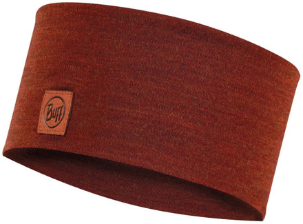 Buff Merino Wide Hoofdband Senior rood - 1-SIZE
