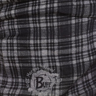 Buff Merino Wool Half-Time Tubular met verstelbaar trekkoord 76300 unisex Blauw