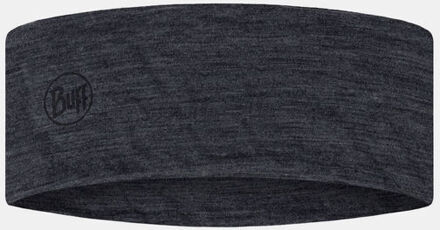Buff Merino Wool Solid Grey Hoofdband Grijs - One size