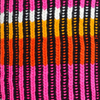 Buff Met fleece gevoerd en gebreide kraag 101200 unisex Roze