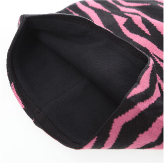 Buff Met fleece gevoerde gebreide kraag 42900 dames Veelkleurig