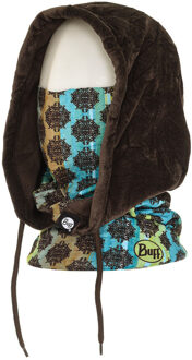 Buff Microfiber en fleece capuchon en neklap voor uniseks 51400 Veelkleurig - One Size