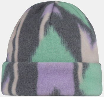Buff Polar Prints Beanie Cusha Multi Muts Blauw - One size