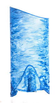 Buff Polsbandana met elastische pasvorm en zonnebescherming 104300 unisex Blauw