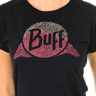 Buff T-shirt met korte mouwen voor buitensporten BF10300 vrouwen Zwart