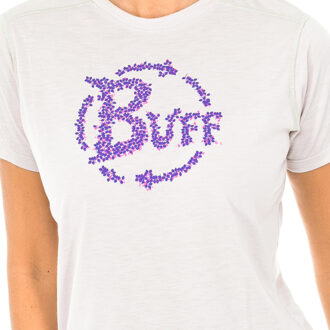 Buff T-shirt met korte mouwen voor buitensporten BF13300 vrouwen - maat S Gebroken wit