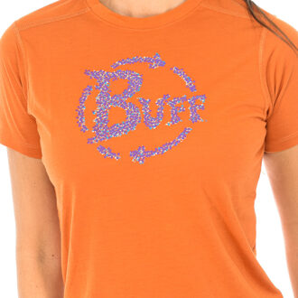 Buff T-shirt met korte mouwen voor buitensporten BF13400 vrouwen - maat Oranje