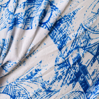 Buff Tubular met multifunctioneel naadloos vizier 67900 unisex Blauw - One Size