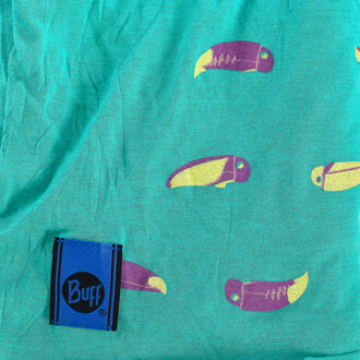 Buff Uniseks katoenen oneindigheidskraag 101600 Turquoise - One Size