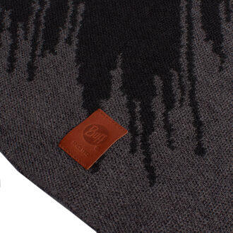 Buff Unisex wollen poncho sjaal 126600 Zwart - One Size