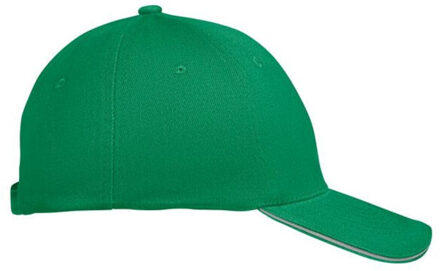 Buffalo 6 panel baseballpet Groen - One size